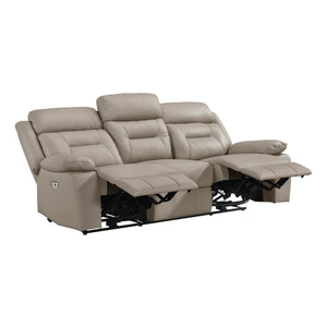 Leather Power Reclining Sofa