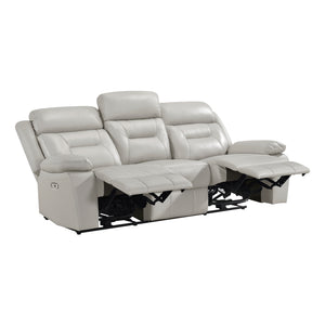 Leather Power Reclining Sofa