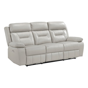 Leather Power Reclining Sofa