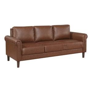 Faux Leather Sofa