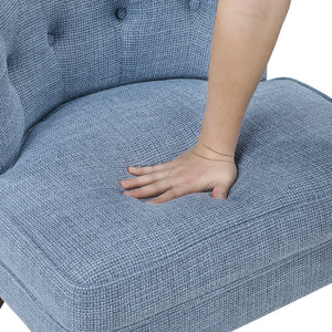 Textured Fabric Accent Chair