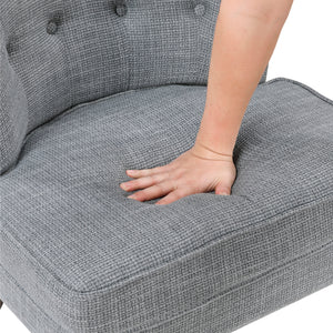 Textured Fabric Accent Chair