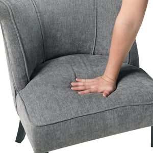 Textured Fabric Accent Chair