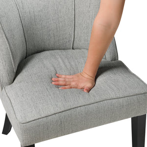 Textured Fabric Accent Chair