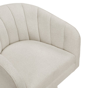 Boucle Fabric Accent Chair