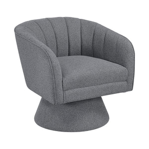 Boucle Fabric Accent Chair