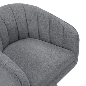 Boucle Fabric Accent Chair