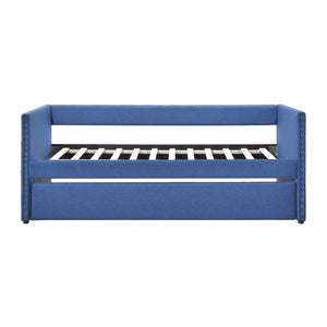 Textured Fabric Daybed with Trundle