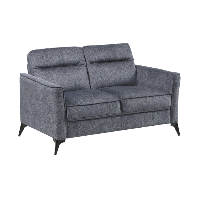 Textured Microfiber Loveseat