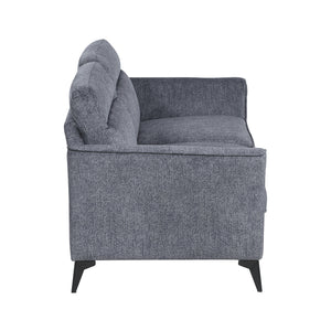 Textured Microfiber Loveseat