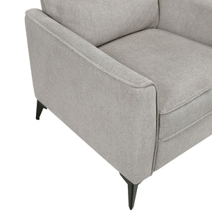 Textured Microfiber Loveseat