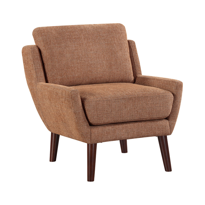 Chenille Fabric Accent Chair