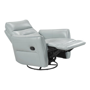 Leather Swivel Glider Reclining Chair