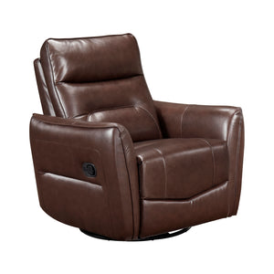 Leather Swivel Glider Reclining Chair