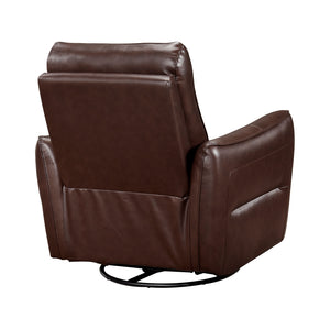 Leather Swivel Glider Reclining Chair