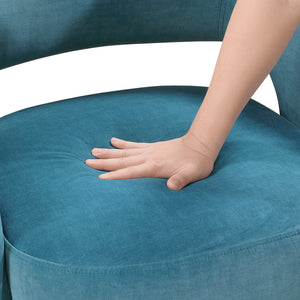 Velvet Fabric Accent Chair