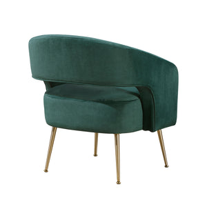 Velvet Fabric Accent Chair