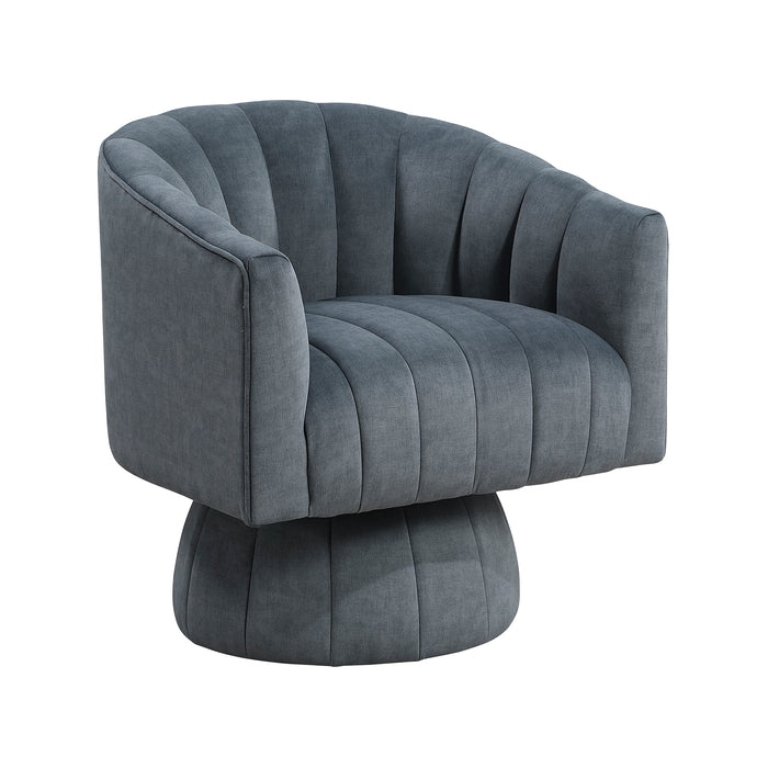 Velvet Fabric Swivel Chair