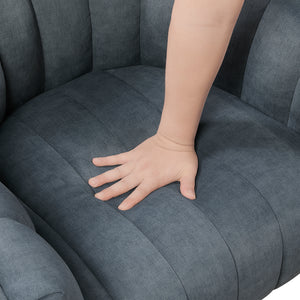Velvet Fabric Swivel Chair