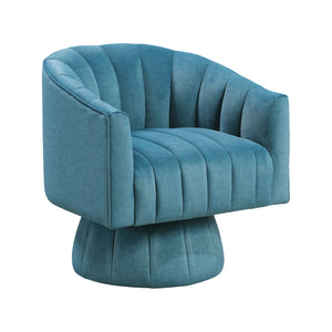 Velvet Fabric Swivel Chair