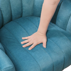 Velvet Fabric Swivel Chair