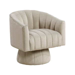 Velvet Fabric Swivel Chair