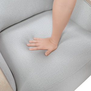 Textured Fabric Swivel Chair