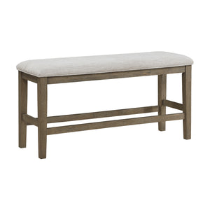 Textured Fabric 6-Piece Counter Height Set