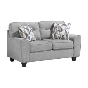 Chenille Fabric Living Room Loveseat