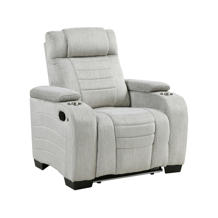 Textured Microfiber Reclining Chair