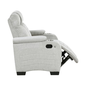 Textured Microfiber Reclining Chair