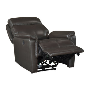 Leather Match Power Reclining Chair