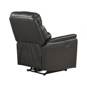 Leather Match Power Reclining Chair