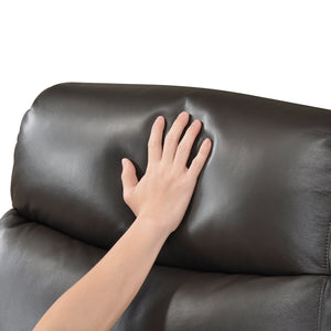 Leather Match Power Reclining Chair