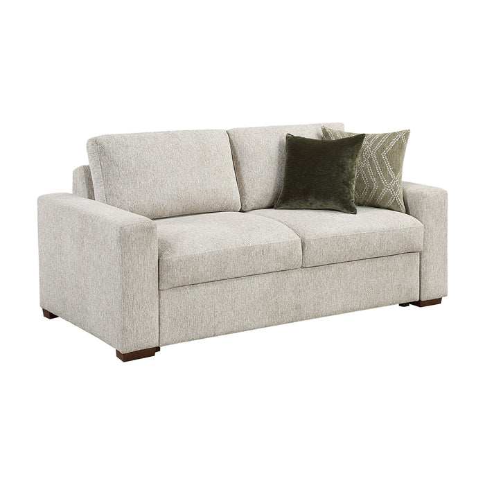 Textured Microfiber Living Room Loveseat