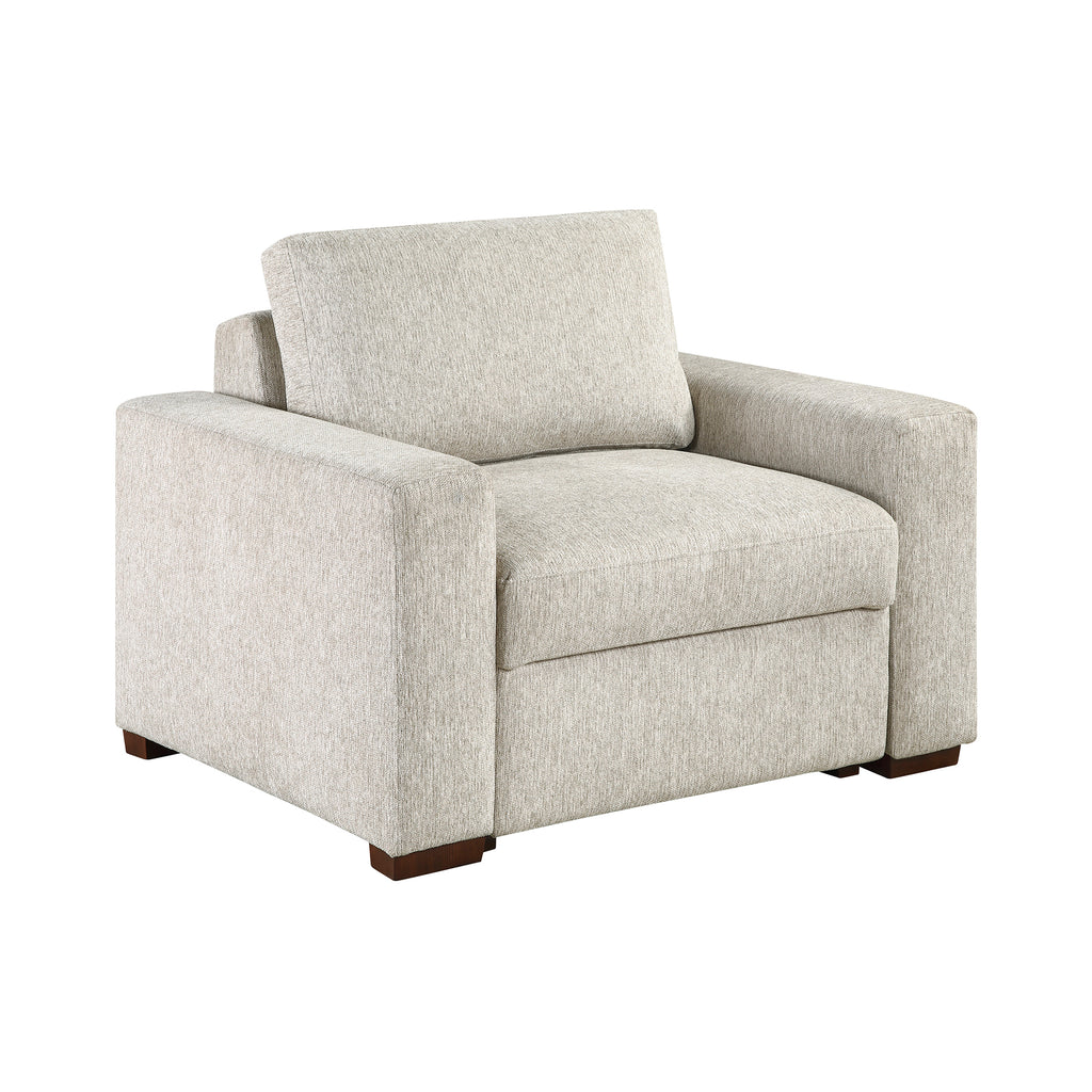 Textured Microfiber Living Room Chair