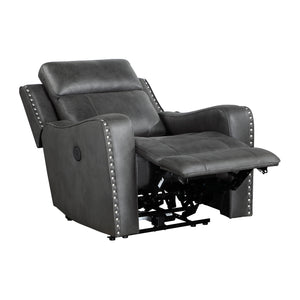 Polished Microfiber Power Reclining Chair