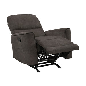 Polished Microfiber Rocker Reclining Chair