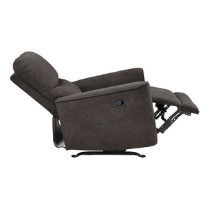 Polished Microfiber Rocker Reclining Chair