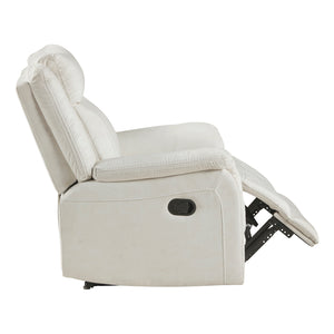 Polished Microfiber Reclining Chair