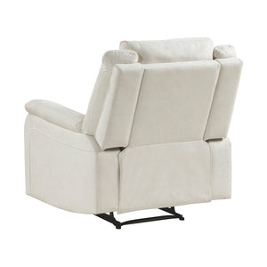 Polished Microfiber Reclining Chair