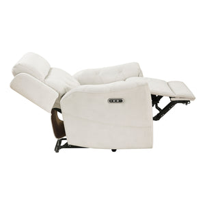 Polished Microfiber Power Reclining Chair