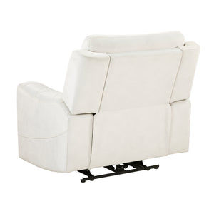Polished Microfiber Power Reclining Chair