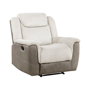 Chenille Fabric Reclining Chair