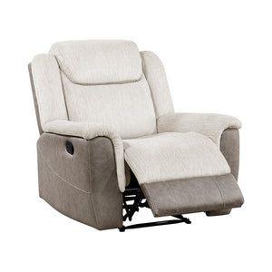 Chenille Fabric Reclining Chair
