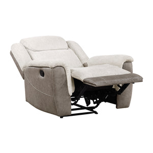Chenille Fabric Reclining Chair