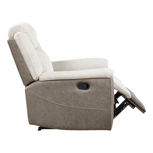 Chenille Fabric Reclining Chair