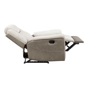 Chenille Fabric Reclining Chair