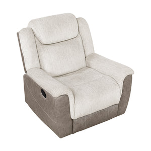 Chenille Fabric Reclining Chair