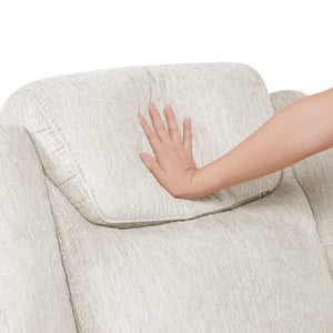 Chenille Fabric Double Reclining Loveseat